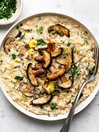Mushroom Risotto cooking