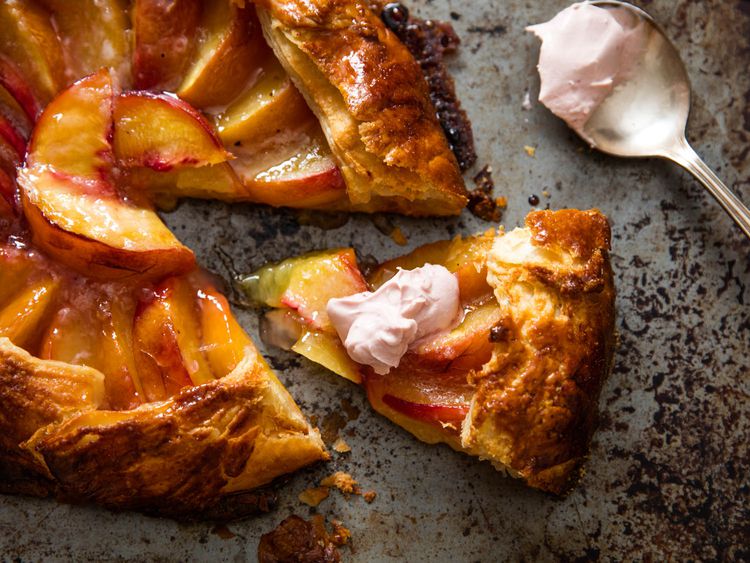 Peach Galette slice