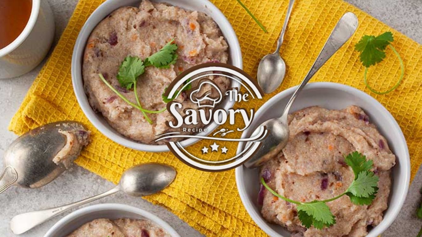 Chocolate coconut semolina pudding
