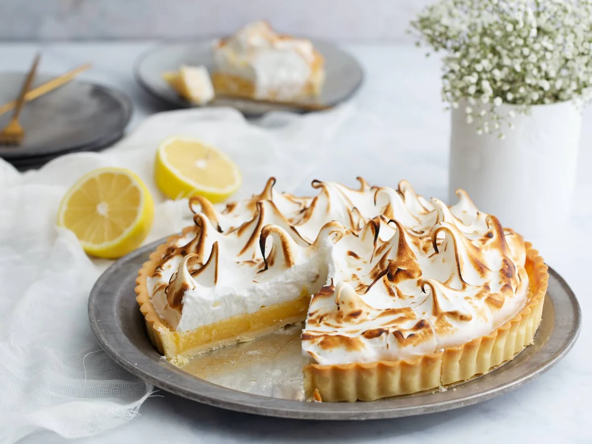 French Lemon Tart with Meringue
