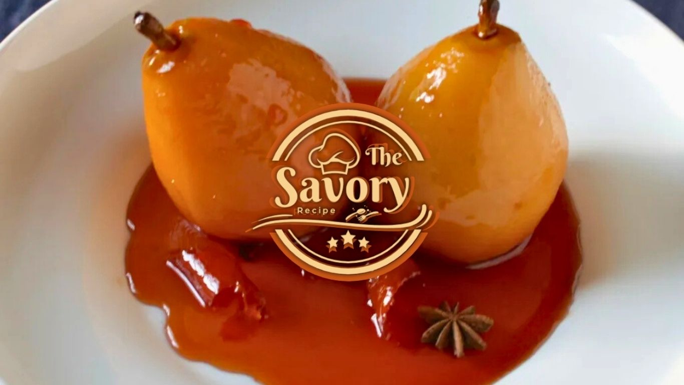 Honey Poached Pears