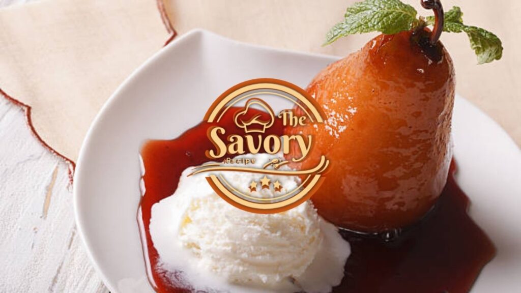 Honey-poached pears overview