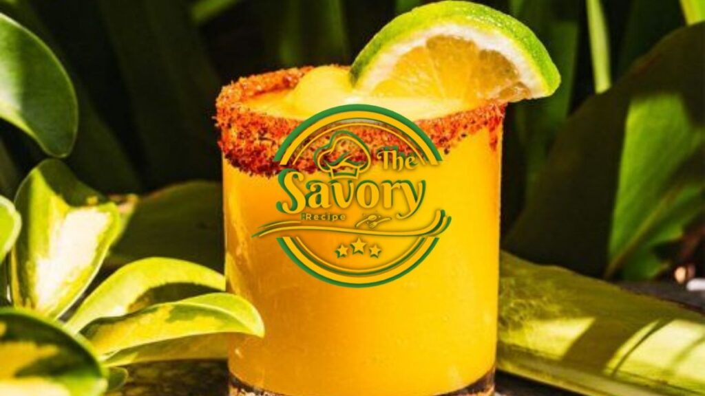 Mango mojito agua fresca in a glass