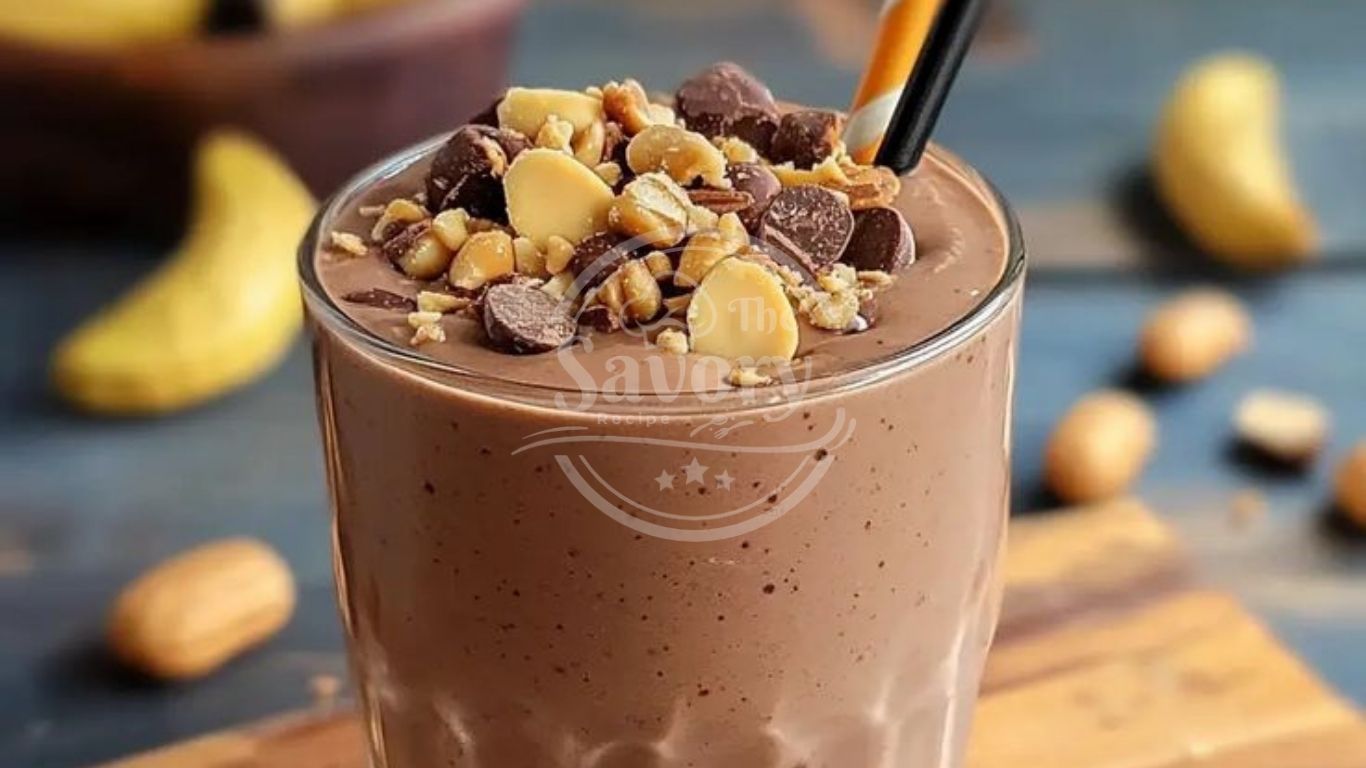 Salted caramel Nutella milkshake