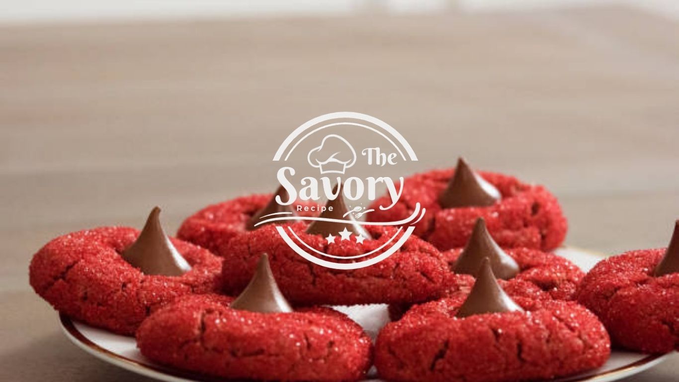 Mixing dry ingredients for red velvet cookies