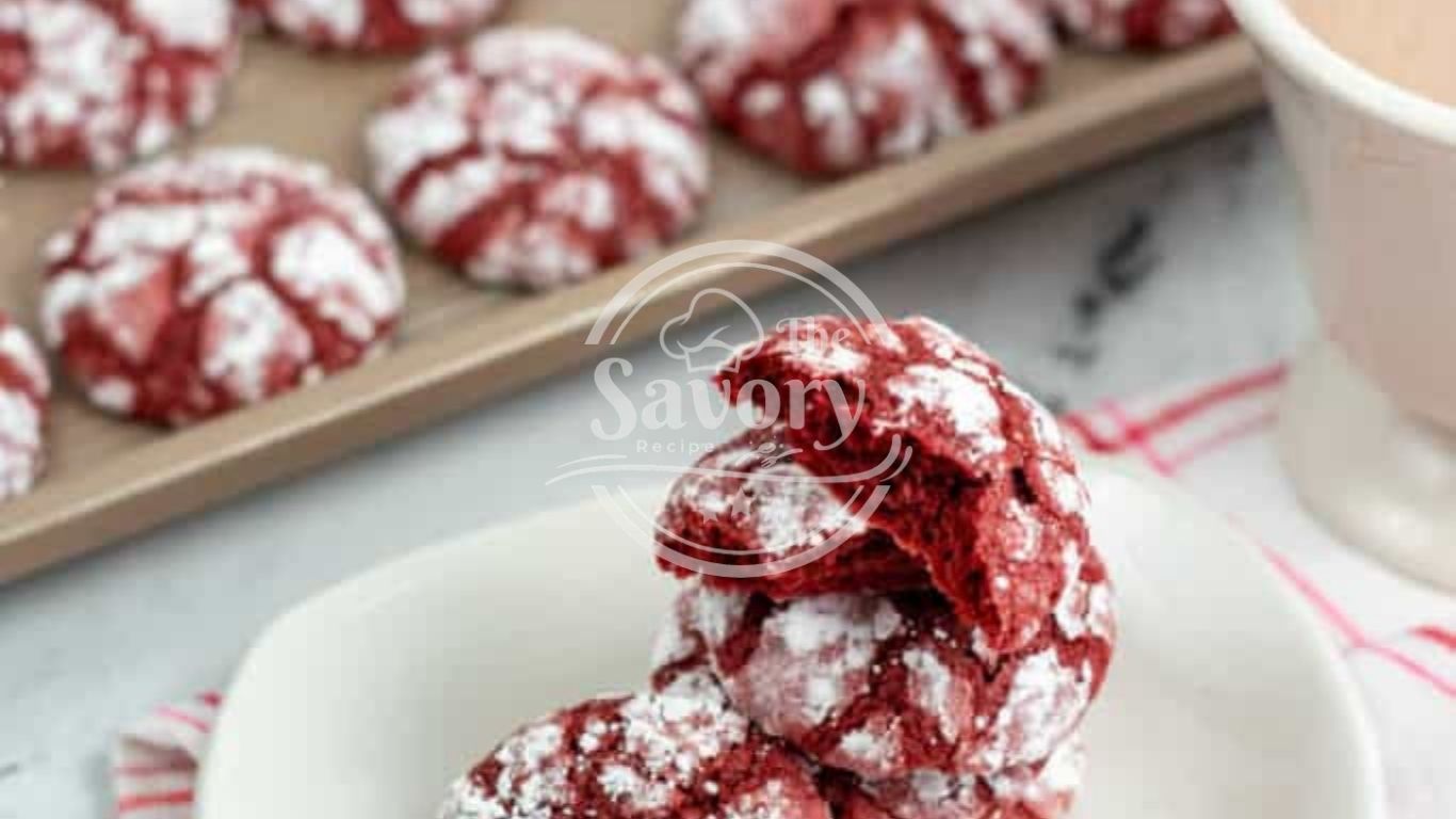 Assorted red velvet cookie variations