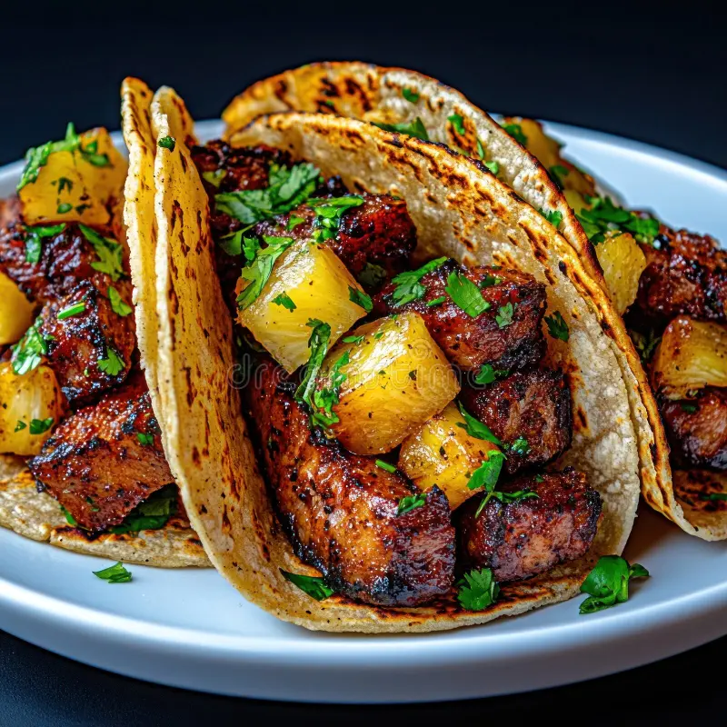 Vibrant taco ingredients ready for preparation