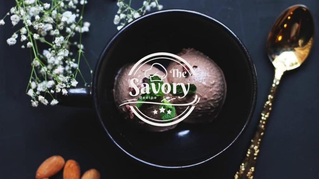 Sugar-free ice cream in a bowl