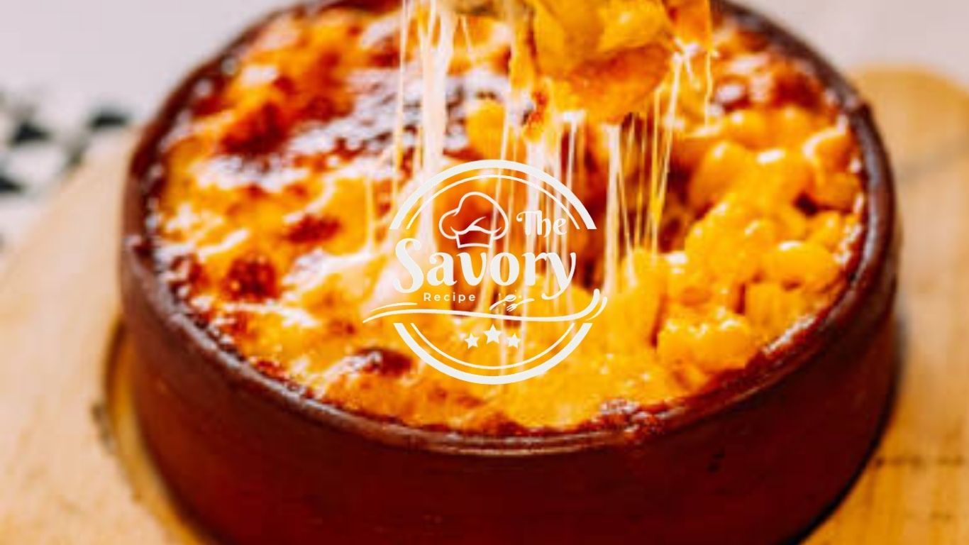 Tini's mac and cheese with golden crust
